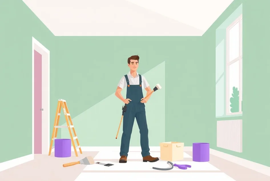 Intérieur rénové après travaux de peinture à Montereau-Fault-Yonne